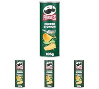 Pringles Cheese & Onion Sharing Crisps 185g (Pack of 4)