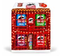 Pringles Christmas House 4 Piece - Party Snack Pack - 4 x 40g Gift Pack Assorted Flavoured Crisps - Ideal for Christmas and Birthdays
