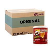 Pringles Crisps Pop Go Travel Box Multi Flavour Original Sour Cream Onion