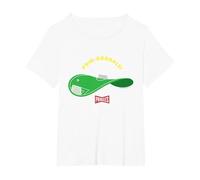 Pringles Football Prin-Goooals Soccer T-Shirt, Women's Plus, White, 2X