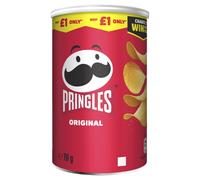 Pringles Original Crisps Can 70g (Pack of 12)