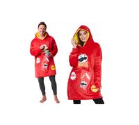 Pringles Hoodie Blanket for Adults Teenagers Cosy Oversized Fleece Hoodie One Size Sherpa Hood Pocket Gifts for Men