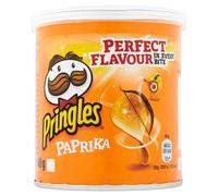 Pringles Paprika Potato Chips, 40g, (pack of 12)