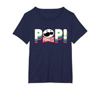 Pringles Pop! Groovy Text T-Shirt, Women's Plus, Navy Blue, 6X