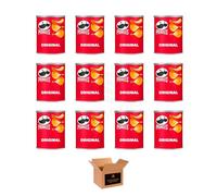 Pringles Potato Crisps - Grab & Go Lunch Snacks | Crunchy, Portable & Resealable Container | Perfect for Kids & Adults, Sharing Crisps (Original - 40g x 12Pack)