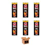 Pringles Potato Crisps - Grab & Go Lunch Snacks | Crunchy, Portable & Resealable Container | Perfect for Kids & Adults, Sharing Crisps (Hot Sweet Chilli - 160g x 6Pack)