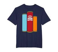 Pringles Retro 1960s Logo Cans T-Shirt, Men's Big and Tall, Navy Blue, 4X Tall
