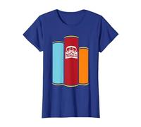 Pringles Retro 1960s Logo Cans T-Shirt, Women, Royal Blue, 3X-Large