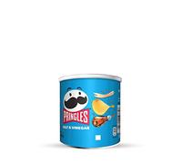 Pringles Salt & Vinegar Crisps Can 40g (Pack of 12)