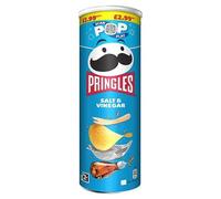 Pringles Potato Crisps - Salt & Vinegar - 6 x 165g