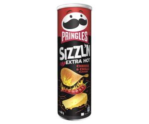 Pringles Sizzl'n Extra Hot, Cheese & Chilli, 180g