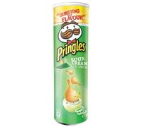 Pringles Sour Cream and Chive Crisps 190 g (Pack of 6)