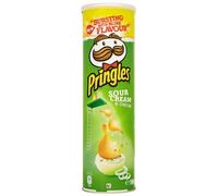 Pringles Sour Cream and Onion Flavour 190 g (Pack of 6)