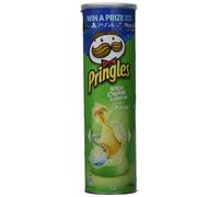 Pringles Sour Cream and Onion Potato Crisps, 200 g, (Pack of 19)