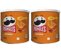 Pringles Sweet Paprika Paprika Chips | 12 small cans for on the go (12 x 40g) (Pack of 2)