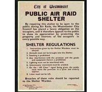 Print 1 0K air raid shelter instructions
