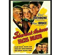 Print 1 1 sherlock holmes faces death movie poster