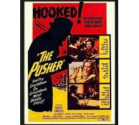 Print 1 4 the pusher drugs exploitation movie poster 1960s