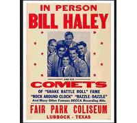 Print 1 42 bill hayley rock n roll concert poster