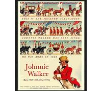 Print 1 4H johnnie walker whisky coronation 1953