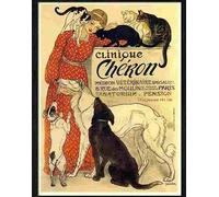 Print 1 5 clinique cheron cats and dogs theophile alexandre steinlen franc