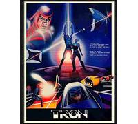 Print 1 5 tron computer sci fi movie poster