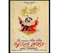 Print 1 blithe spirit noel coward theatre poster