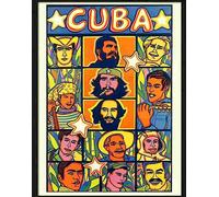 Print 1 cuban poster che guevara fidel castro