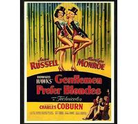 Print 1 gentlemen prefer blondes marilyn monroe movie poster