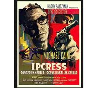 Print 1 ipcress file michael caine belgian movie poster