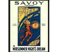 Print 1 midsummer nights dream savoy theatre poster 1910s