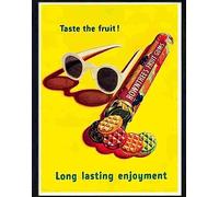 Print 1 rowntrees fruit gums 1950s