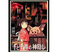 Print 1 spirited away japanese anime poster