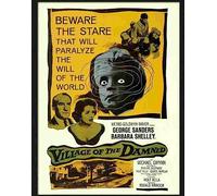 Print 1 village of the damned sci fi movie poster 1960