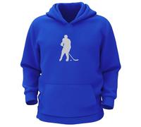 Print Cartel Ice Hockey Sweater for Kids Sports Sweatshirt Ugly Hoodie for Boys and Girls customizable Ice Hockey Kids Hoodie, 7-8 Years, Royal Blue