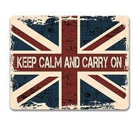 Print Crafted - Keep Calm And Carry On Vintage Metal Sign | Union Jack UK Flag