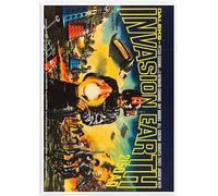 Print daleks invasion earth dr who peter cushing movie poster