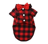 Print Dog Shirt, Breathable Cotton Summer Tee for Large Breeds, Non-Fade Vivid Design for Pug French Bulldog Corgi, Girl Puppy Outdoor Apparel