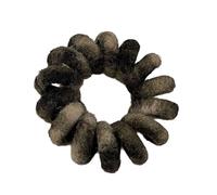 Print Elastic Hair Tie Plush Texture Not Damaging Band Classical Headwear Black Coffee Green Color Optional Plush Scrunchies String