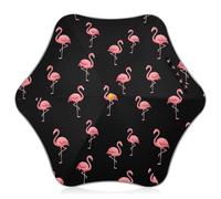 print Flamingos Solid Black Kids Umbrella for Girls Sombrillas Sun Umbrella Uv Protection Toddlers Outdoor Rain Umbrellas for Boys Classic Stick