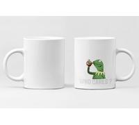 PRINT GENIE Who Cares Kermit Fun Mug White