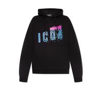 Print Hooded Sweatshirt Fall/Winter - male - Dsquared2 - Hoodies - Black - XL - Sweatshirts & Hoodies XL