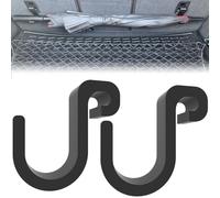 Print It Uk 2PCS Black Car Umbrella Hooks - Universal Vehicle Tether Point Holders for Umbrella Storage (Standard 22mm)