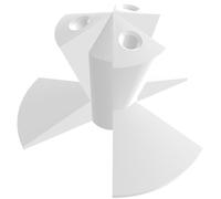 Print It Uk Desktop Dart Holder - Tabletop Stand for 3 Steel or Soft Tip Darts - Compact Dart Display Rack for Desk, Bar, or Game Room - Durable Organizer for Dart Players (White)