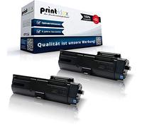 Print-Klex 2x Compatible Laser Toner Cartridges for Kyocera Ecosys P2040DN P2040DW 1T02RY0NL0 TK1160 K TK-1160 K TK 1160 K Black Office Pro Series