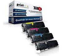 Print-Klex 4x Compatible Toner Cartridges for Dell C2660 Dn C2600 Series C2665 Dnf C2665 Dn C2660 C2665 Black Cyan Magenta Yellow Economy Set BK C M Y
