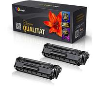 Print-Klex Toner Cartridges Compatible with Canon Fax L150 Fax L170 3500B002 728 Black Office Series Pack of 2