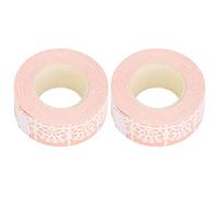 Print Label Tape Thermal Paper Durable Long Lasting Clear Black Writing for Office Labeling Machine KINGJIM TEPRA LR5C 2 Packs 1.5cm Width 4m Length
