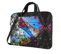 Print Laptop Bag, Briefcase For Women, Computer Bag, Messenger Bag,For Office Travel Business, Black, 14 inch