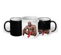 Print Maniacs Barry Wood Mug On The Bed Secret Santa Christmas Gift Humour Gift for Men Xmas Present Adult Rude Joke Funny Novelty Cup Christmas Gift for Women Magic Morphing Transition Mug